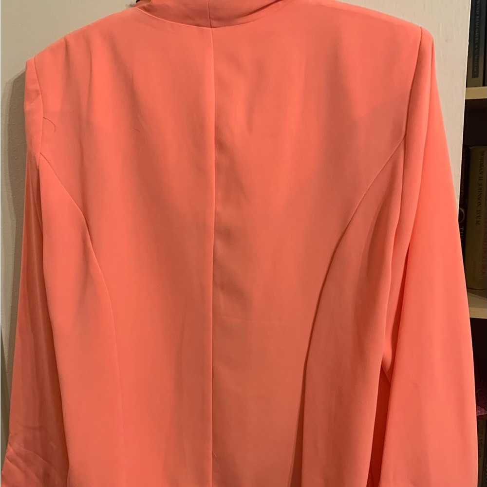 R&K Coral Blazer with Black Trim - Picture 3 of 3